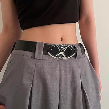 Amazon.com: Punk Moon Star Buckle Belt Vintage Gothic Men